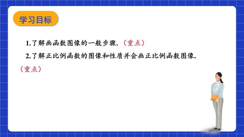 沪教版（五四制）数学八年级上册18.2《正比例函数的图像》（第2课时）（教学课件）第2页