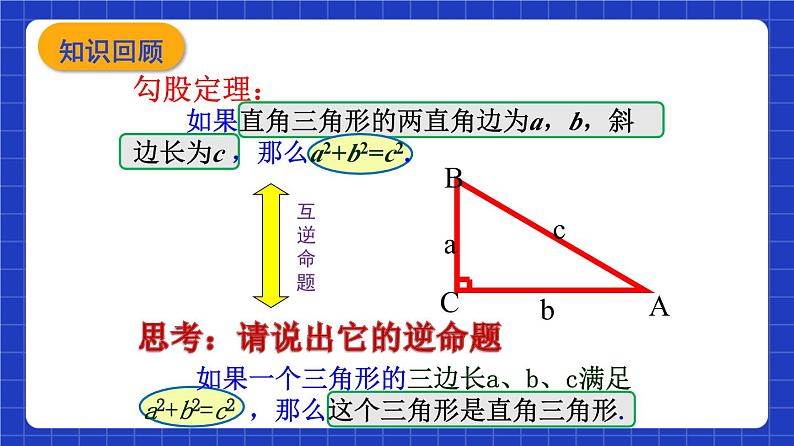 沪教版（五四制）数学八年级上册19.9勾《股定理》（第3课时）（教学课件）第3页