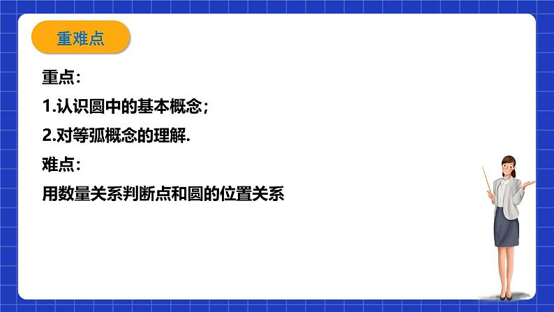 浙教版数学九上3.1.1 《点与圆的位置关系》课件第3页