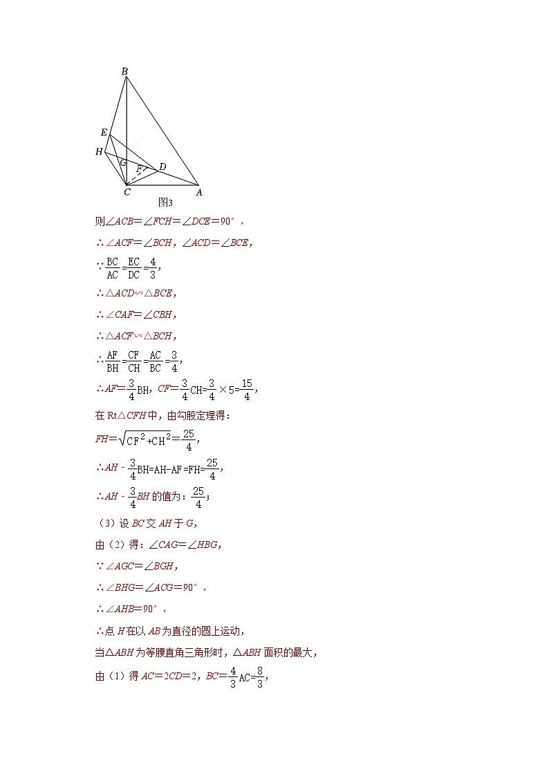 北师大版数学九上期末复习训练专项12 相似三角形-手拉手旋转型综合应用（2大类型）（解析版）第3页