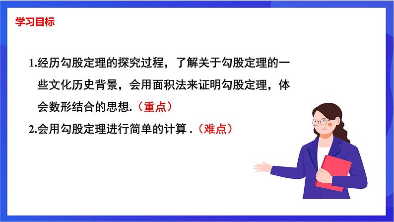 湘教版数学八年级下册 1.2.1《勾股定理》课件第2页