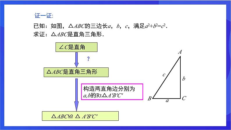 湘教版数学八年级下册 1.2.3《勾股定理的逆定理》课件第7页