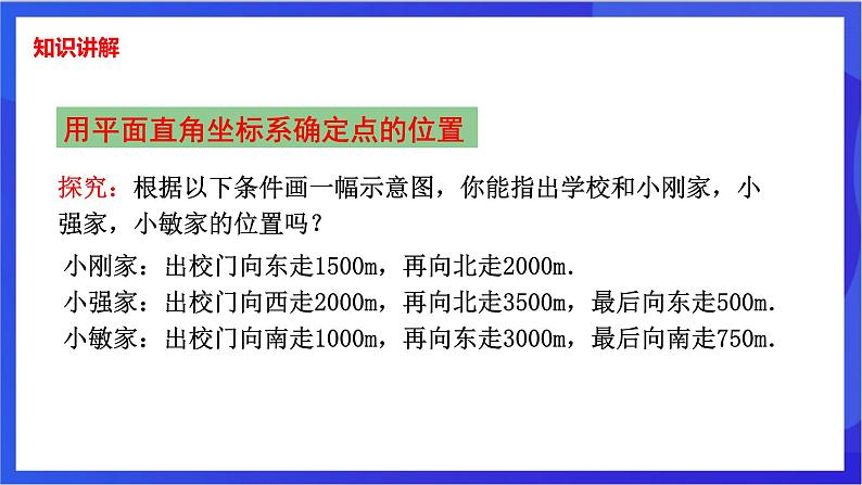 湘教版数学八年级下册 3.1.2《利用平面直角坐标系和方位描述物体间的位置》课件第4页