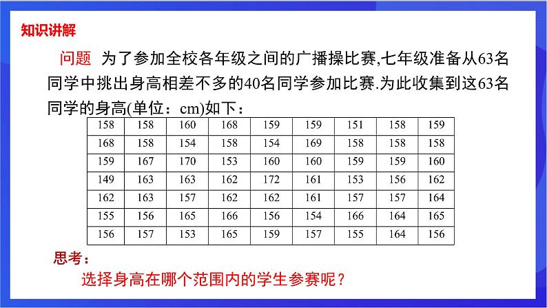 湘教版数学八年级下册 5.2《频数直方图 》课件第4页