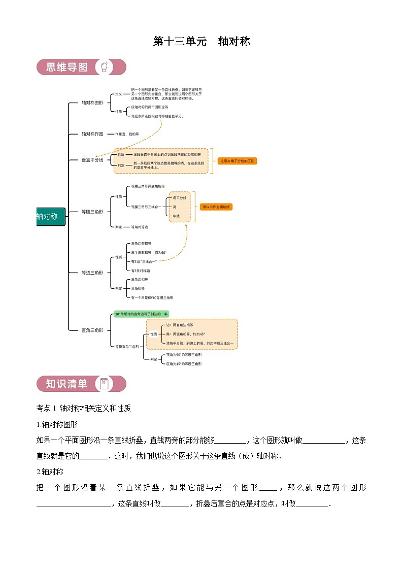 人教版数学八上同步单元讲练测第13单元01讲（解析版）第1页