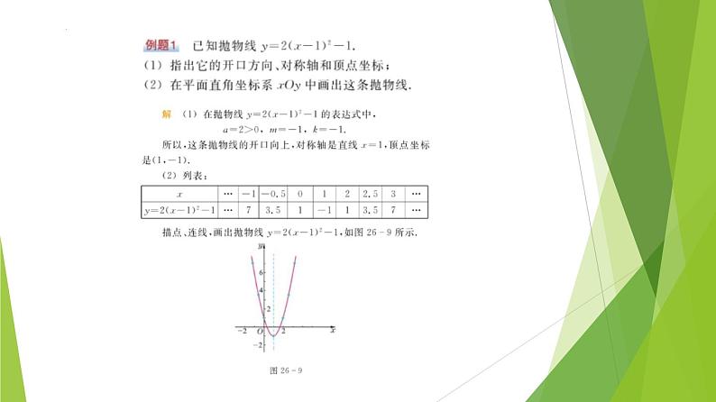 沪教版数学九上同步教学课件26.3 二次函数y=ax2+bx+c的图像（第2课时）第7页