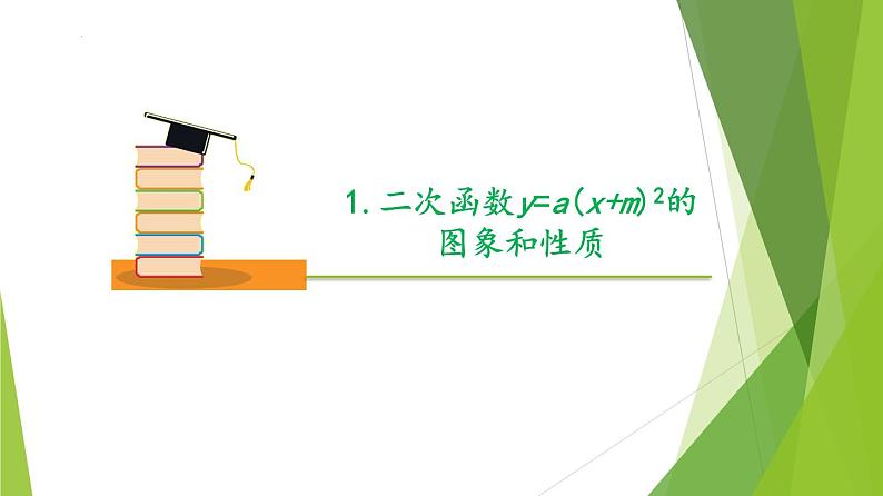 沪教版数学九上同步教学课件26.2 二次函数y=a(x+m)²的图像（第3课时）第6页