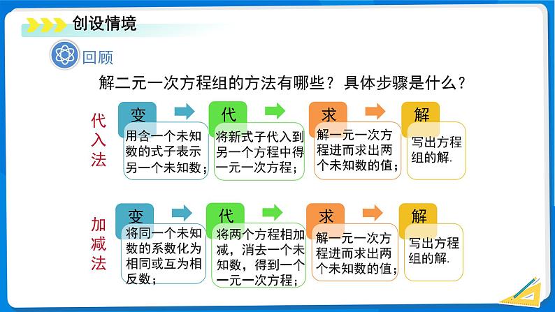 七年级上册数学湘教版（2024）3.7 二元一次方程组的应用（第1课时）课件第3页