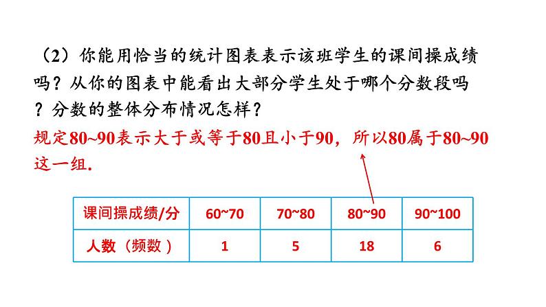 初中数学新北师大版七年级上册6.3第2课时 频数直方图教学课件2024秋第5页