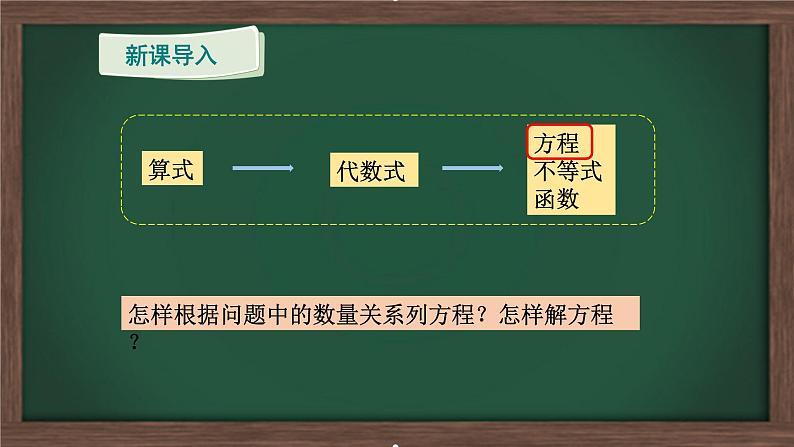 2024人教版七年级数学上册第五章5.1.1从算式到方程省课教学课件第3页