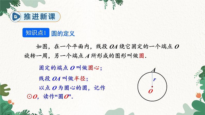 人教版数学九年级上册 24.1.1 圆课件第4页