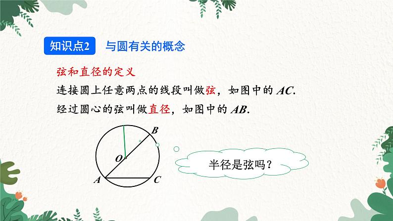 人教版数学九年级上册 24.1.1 圆课件第8页