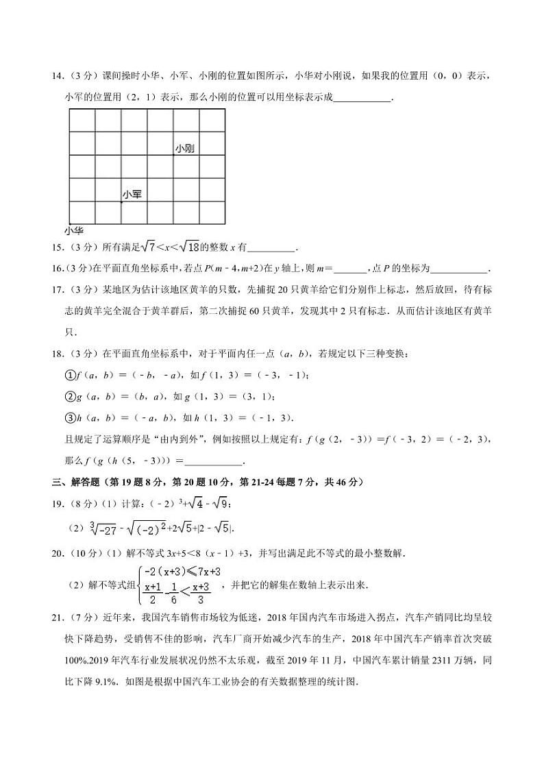 2020北京三帆中学初三（下）期中数学试卷第3页