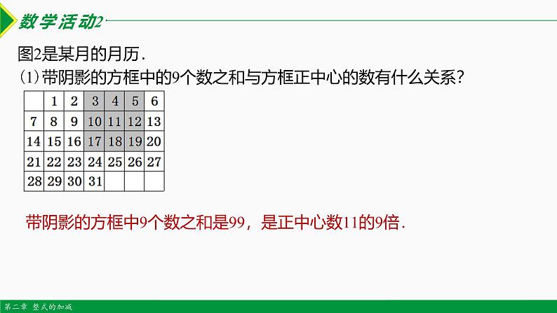 人教版数学七上同步教学课件第二章 数学活动（含答案）第5页