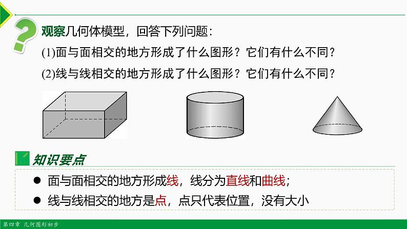 人教版数学七上同步教学课件4.1.2 点、线、面、体（含答案）第6页