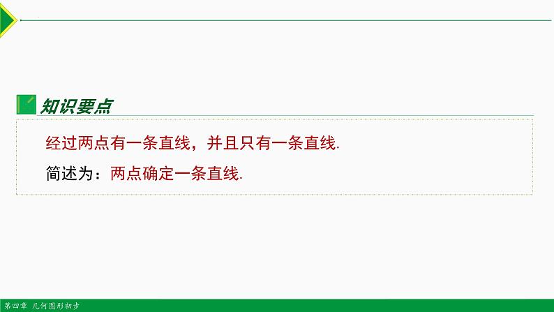 人教版数学七上同步教学课件4.2 直线、射线、线段（第1课时 ）（含答案）第4页