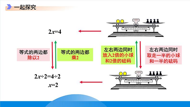 七年级上册数学冀教版(2024)5.1等式与方程 课件第8页