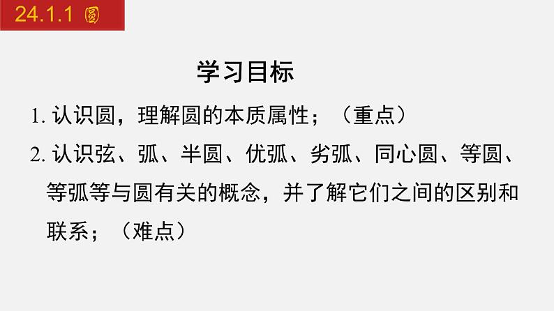 2024年人教版数学九上同步课件24.1.1 圆第2页