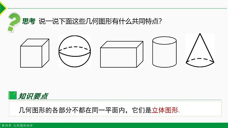 人教版数学七上同步教学课件4.1.1 立方体图形与平面图形（第1课时）（含答案）第6页