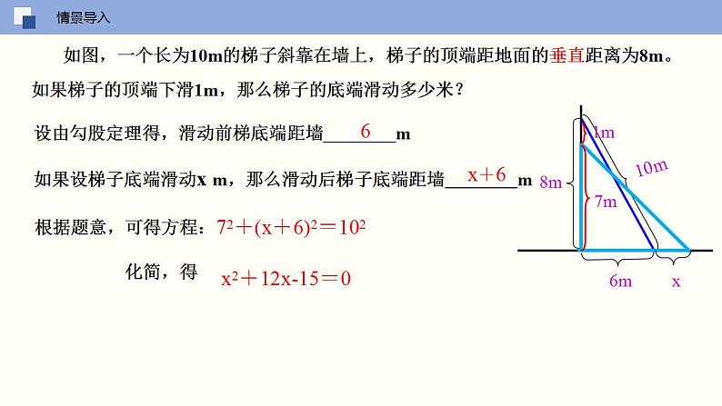 人教版数学九年级上册同步教学课件21.1 一元二次方程第6页