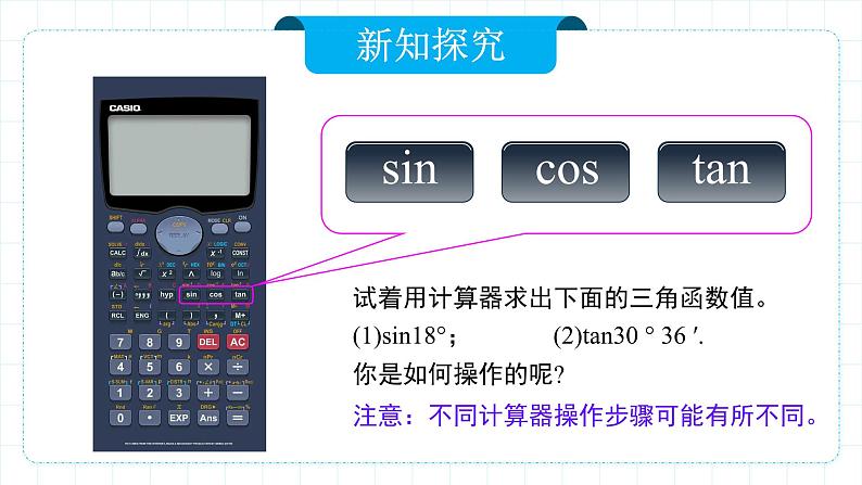 人教版九年级下册数学    28.1.4 锐角三角函数（第四课时）  课件第5页