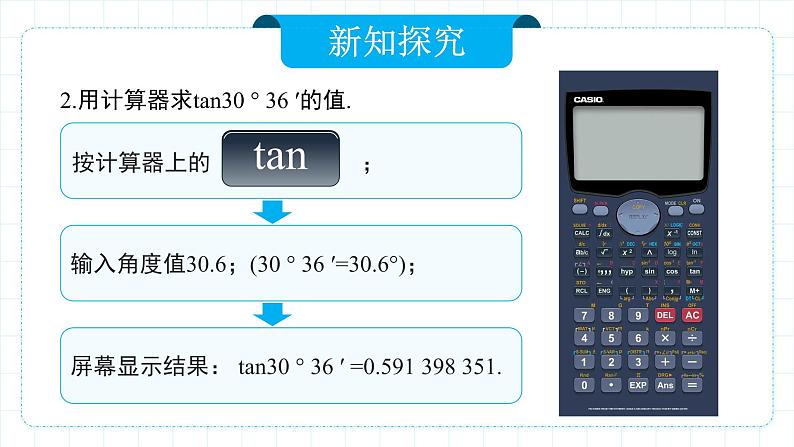 人教版九年级下册数学    28.1.4 锐角三角函数（第四课时）  课件第7页