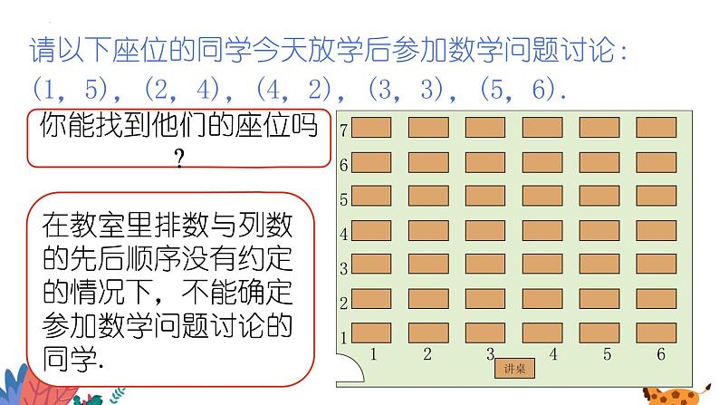 2024年北师大版数学八上同步课件第1课时 确定位置第6页