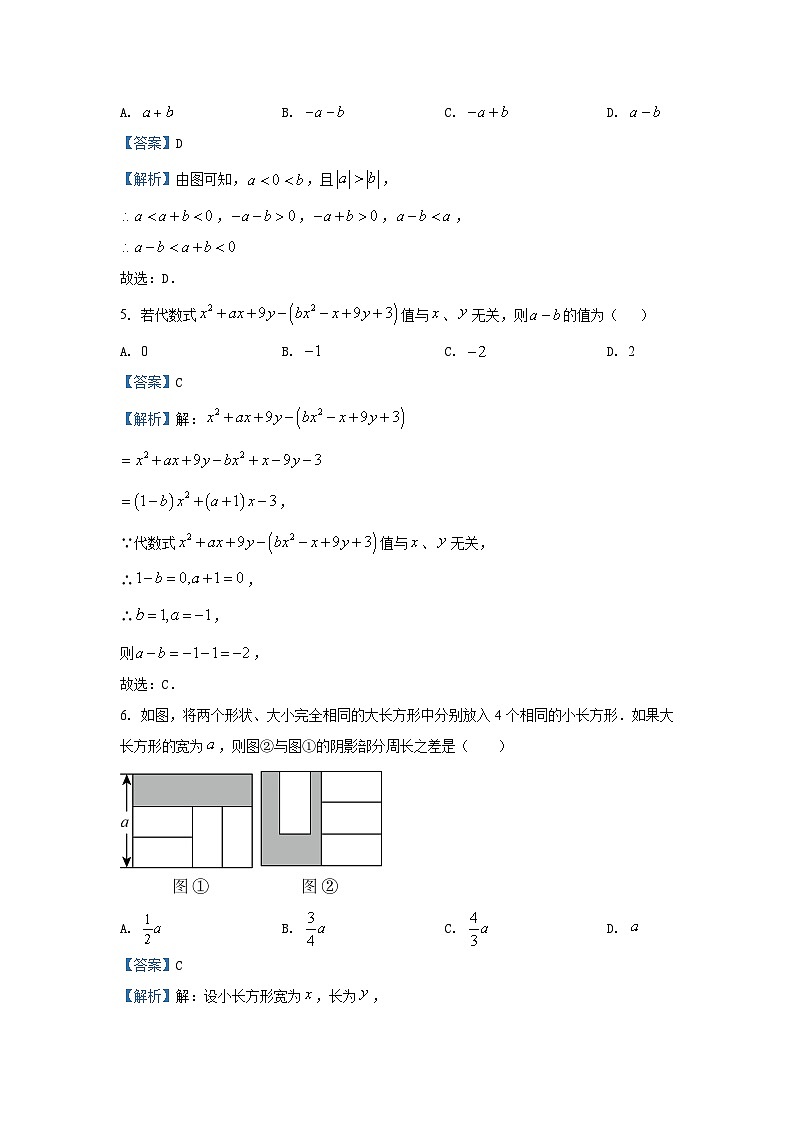 湖南省邵阳市新邵县2024-2025学年七年级（上）期中数学试卷（解析版）第2页