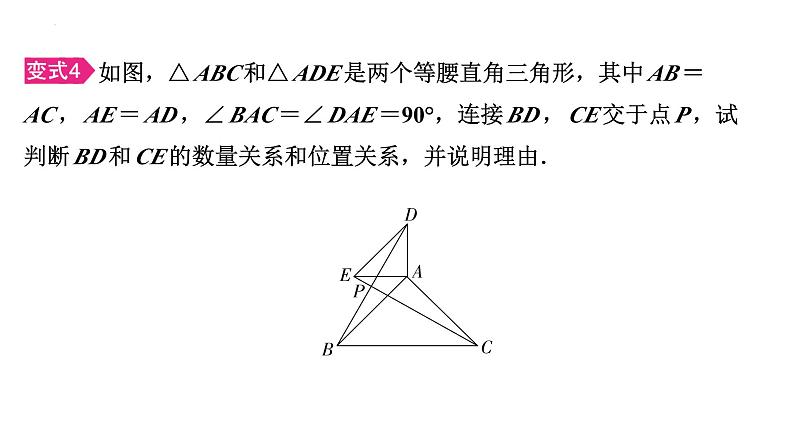 2025年九年级中考数学一轮复习基础考点突破课件：全等模型——手拉手第8页