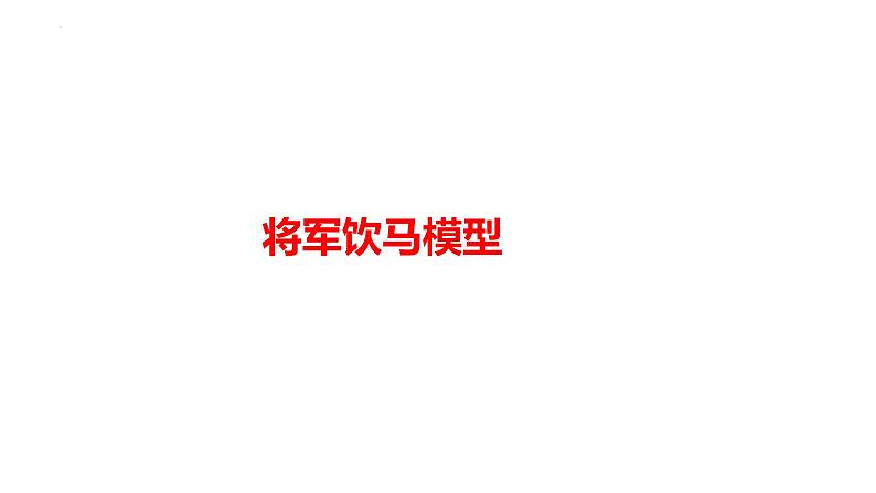 2025年九年级中考数学二轮复习难点题型突破课件：将军饮马模型第1页