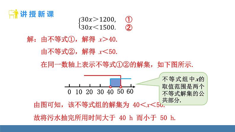 人教版（2024）七年级数学下册课件 11.3 一元一次不等式组 第1课时第8页