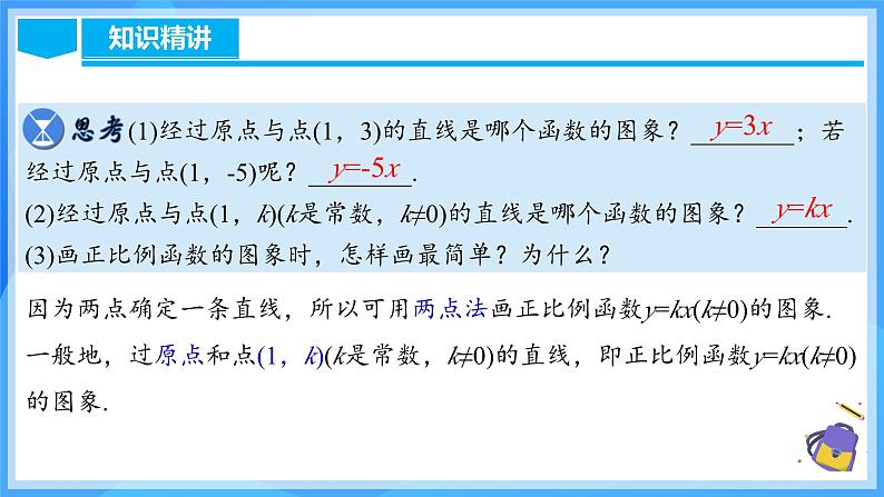 19.2.2 正比例函数的图象和性质（含动画演示）第8页