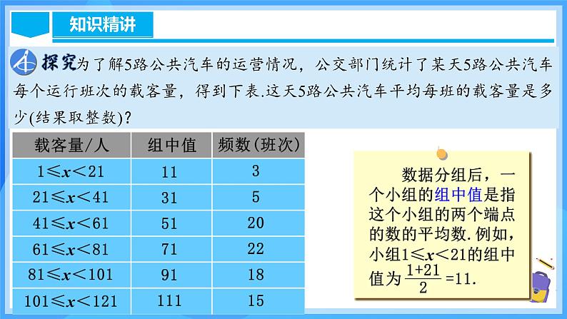 20.1.2 平均数（2）第8页