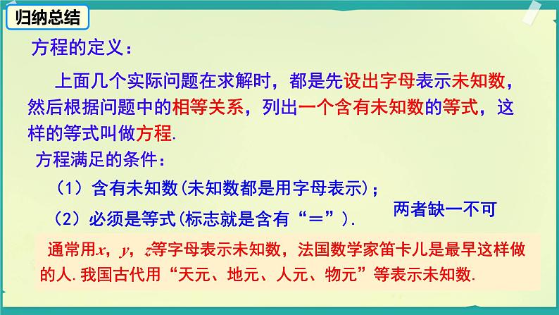 5.1.1 从算式到方程 课件第6页