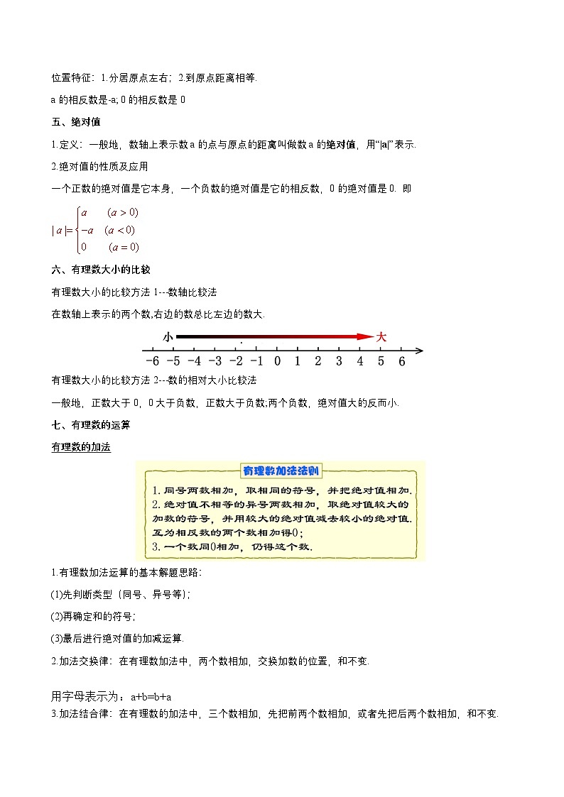 人教版数学七上同步课时分层练习第一章 有理数 知识清单（解析版）第3页