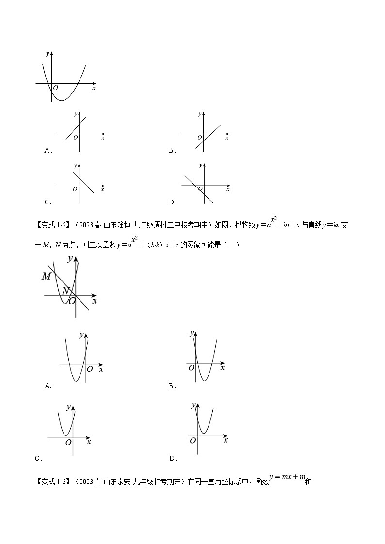 浙教版数学九年级上册同步考点练习专题1.11 二次函数章末九大题型总结（培优篇）（原卷版）第2页