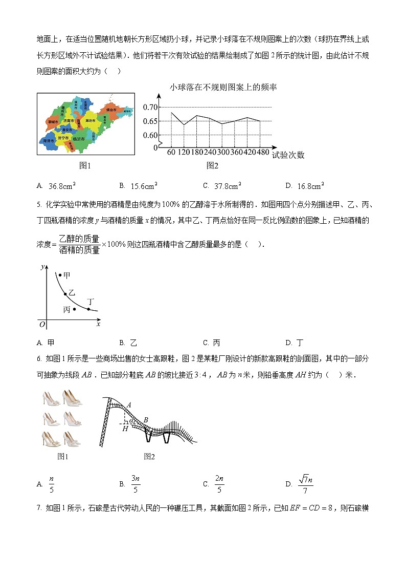 _山东省2024-2025学年上学期九年级12月联考数学试题第2页