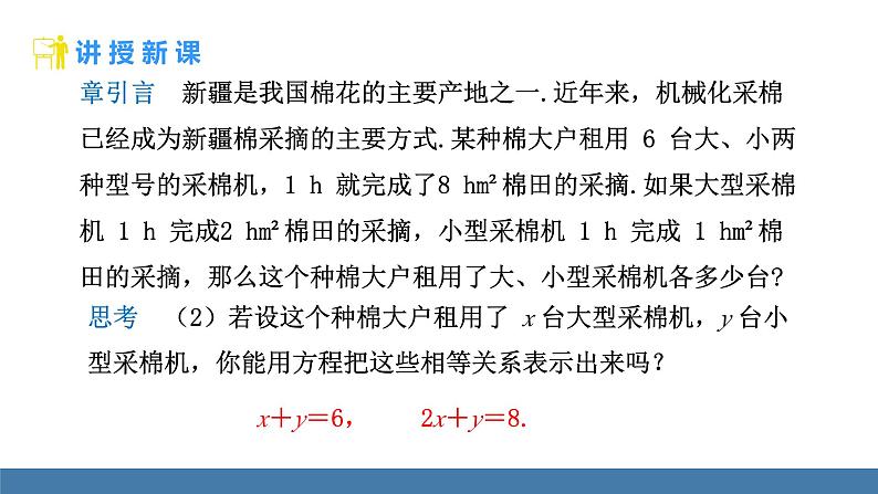 人教版（2024）七年级数学下册课件 10.1 二元一次方程组第8页