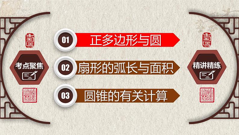 中考数学一轮复习讲练课件专题6.3 与圆有关的计算（含答案）第2页