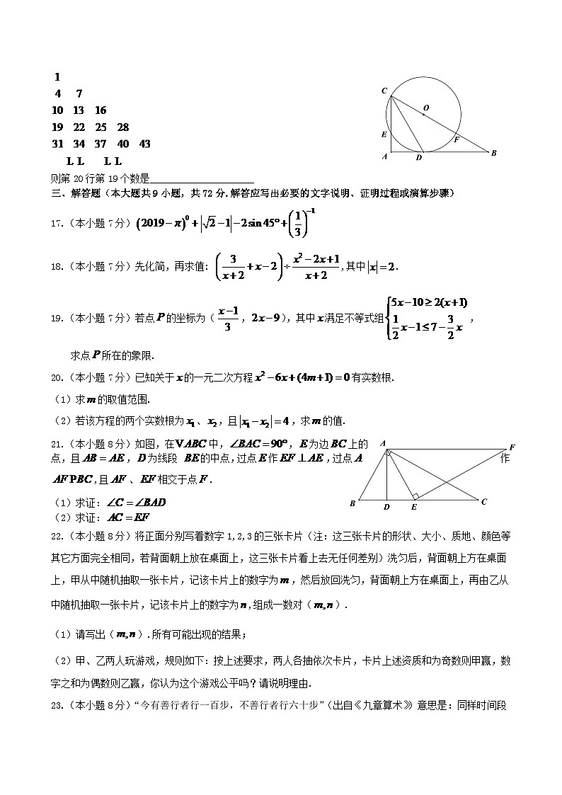 湖北省黄石市2024年中考数学水平提升模拟试题第3页