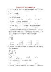 四川省广元市2024年中考数学模拟试题（含解析）