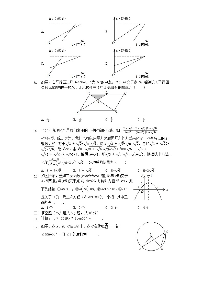 湖北省随州市2024年中考数学模拟试题（含解析）第2页