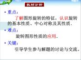 人教版九年级数学第23章《旋转》复习课件