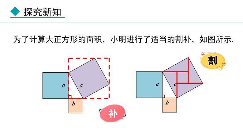 北师大版八年级数学上册1.1.1探索勾股定理第二课时课件第7页