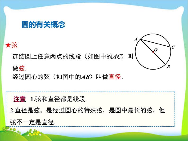 人教版九年级数学上册 24.1.1  圆课件第7页