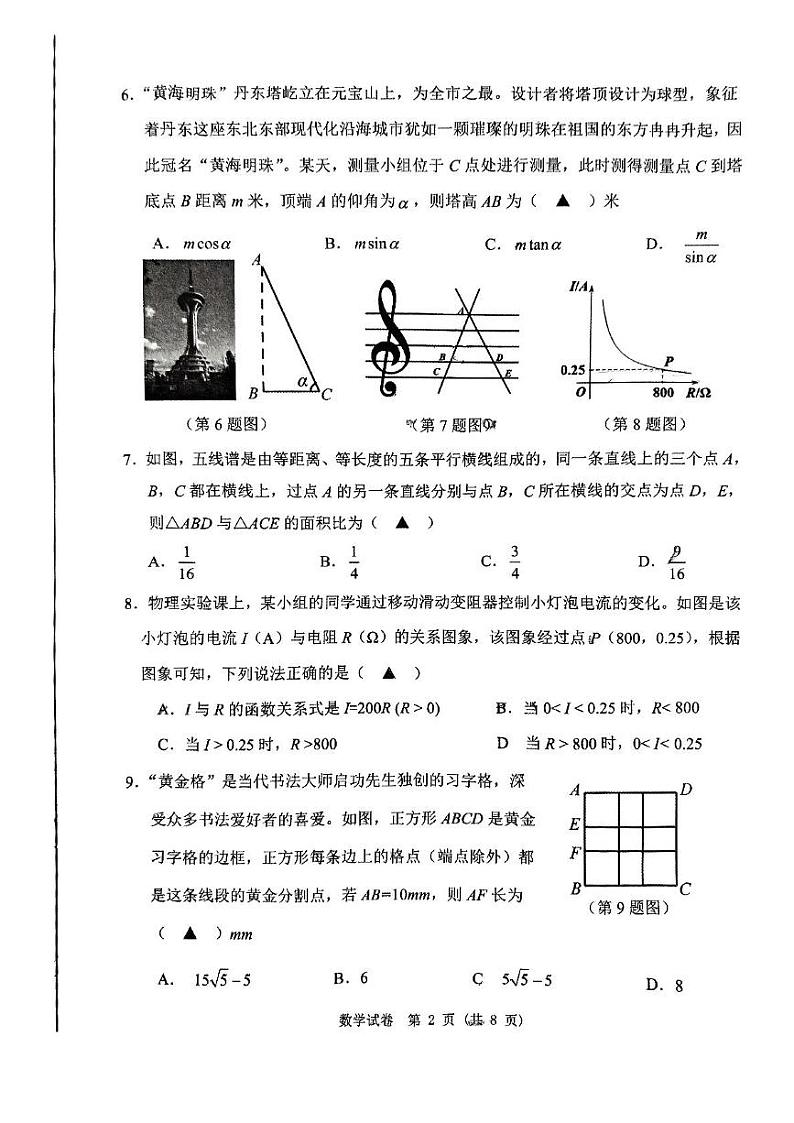 辽宁省丹东市2024-2025学年九年级上学期1月期末数学试题第2页