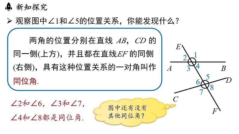 7.1.3两条直线被第三条直线所截（课件）2024—2025学年人教版（2024）数学七年级下册第5页