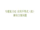 專(zhuān)題復(fù)習(xí)12 應(yīng)用不等式（組）解決方案問(wèn)題（課件）人教版（2024）數(shù)學(xué)七年級(jí)下冊(cè)