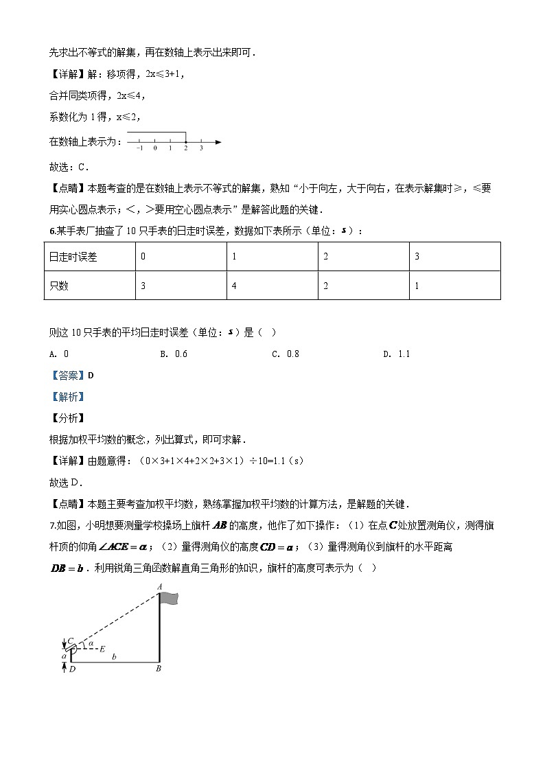 江苏省苏州市2024年中考模拟数学试题（解析版）第3页