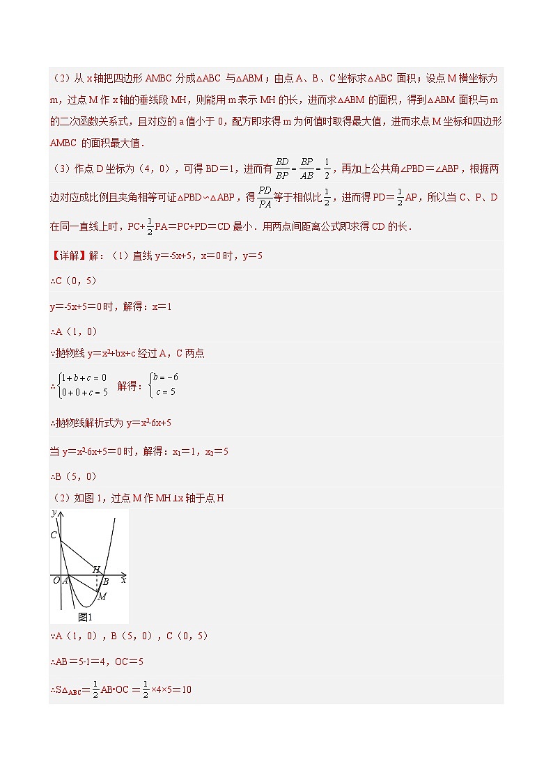 中考数学一轮复习真题探究+变式训练专题32 几何图形中的最值问题（含隐圆）（解析版）第3页
